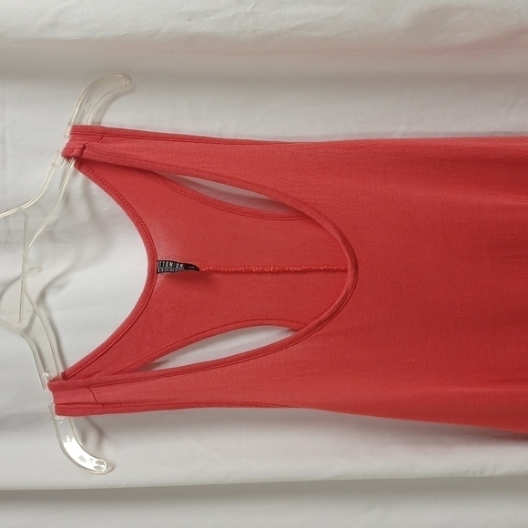 🙋Cotton On red midi dress Size L  has some wear, but still very cute! - Picture 4 of 8